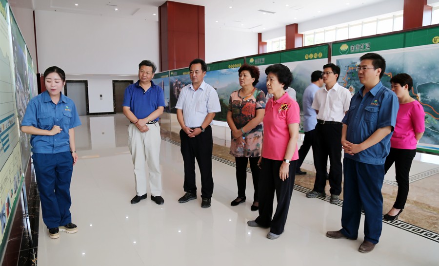 1-2015年8月，全國政協(xié)副主席、中國科學院院士王志珍一行蒞臨金徽股份調(diào)研。.jpg